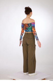 Sutton brown cargo wide leg pants casual dressed long sleeve…